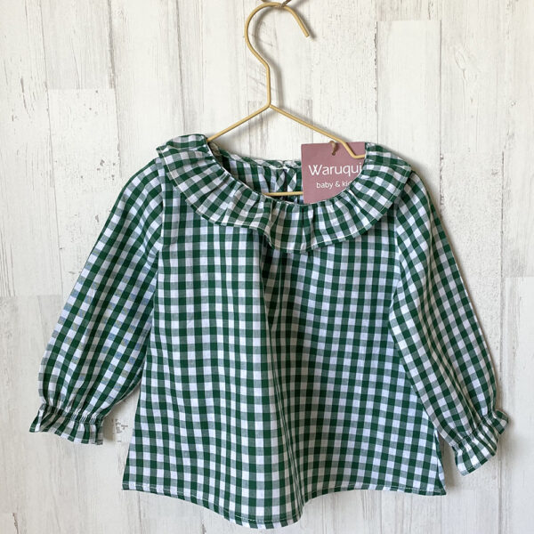 Blusa de cuadros vichy
