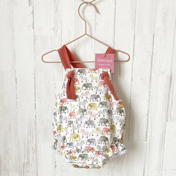 Ranita estampada de elefantes