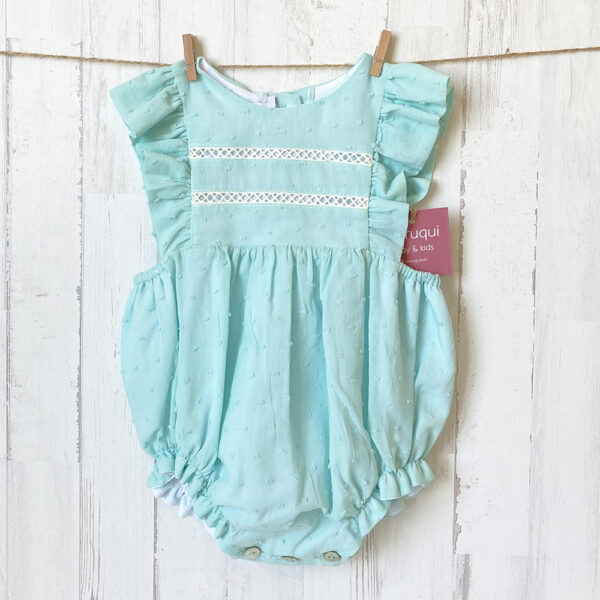 Pelele verde mint plumeti