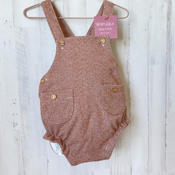 Conjunto de ranita espiguilla + camisa estampada - Imagen 4