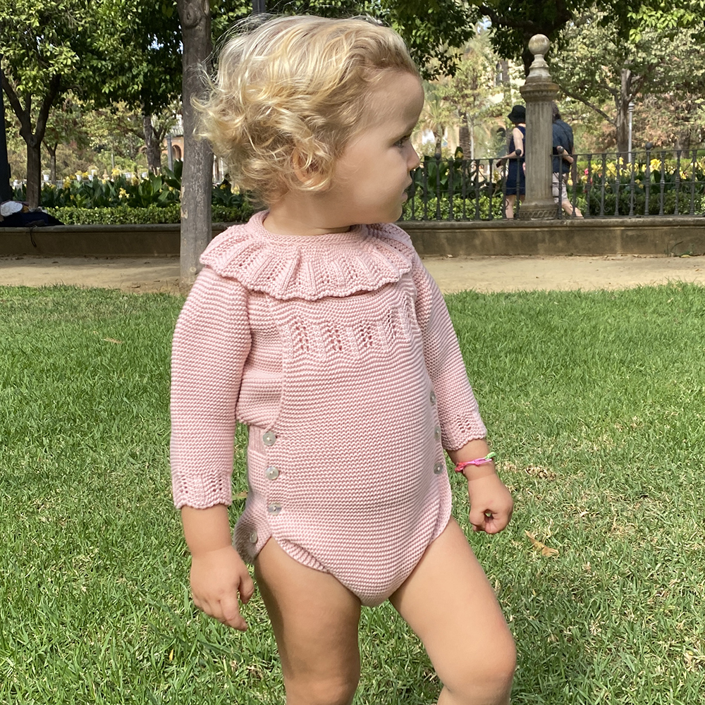 Conjunto de punto lana jersey ranita – Waruqui baby & kids