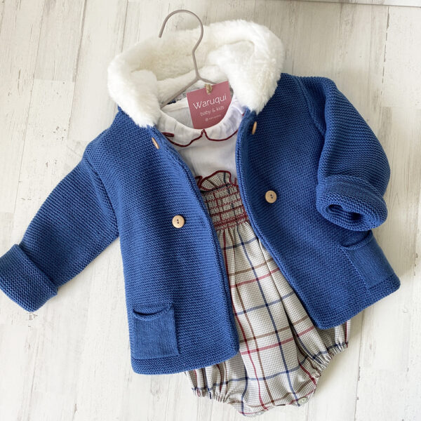 Chaqueta/Abrigo lana azulón - Imagen 3