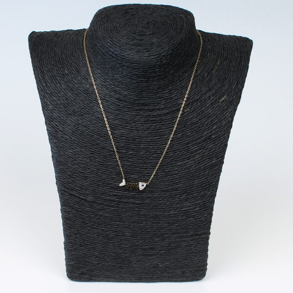 Collar acero pez dorado - Imagen 5