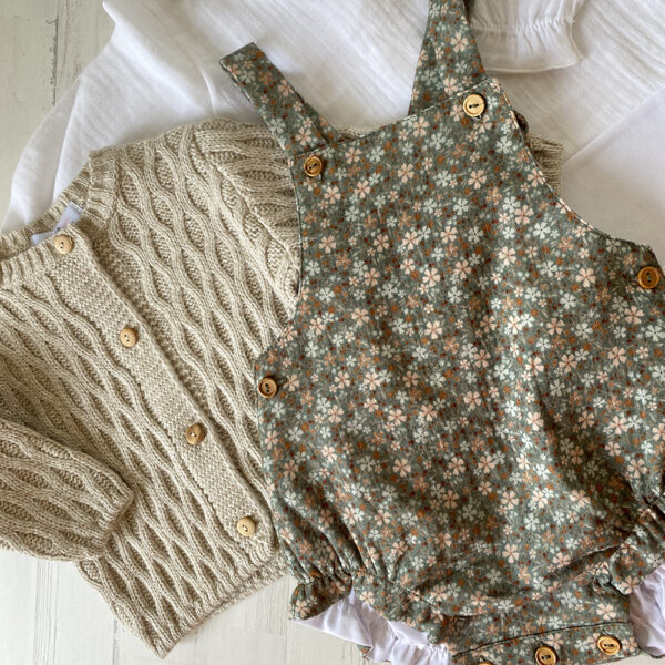 Chaqueta lana con botones madera - Imagen 5