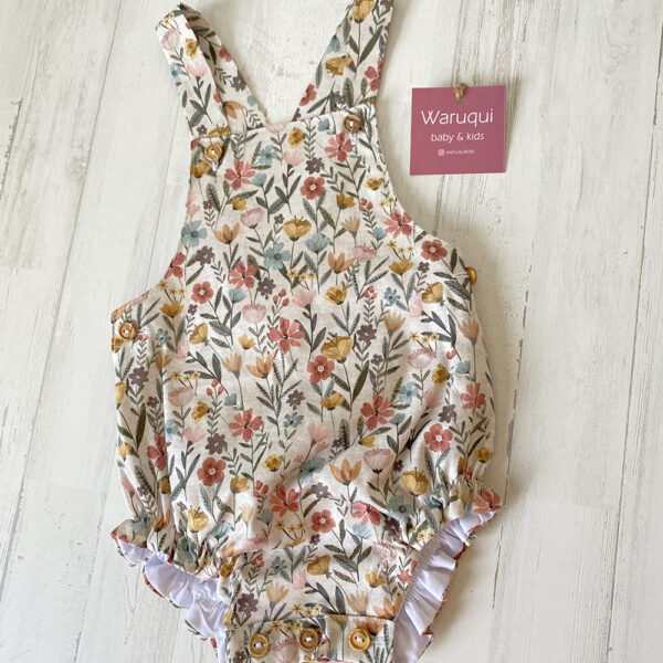 Ranita estampada flores