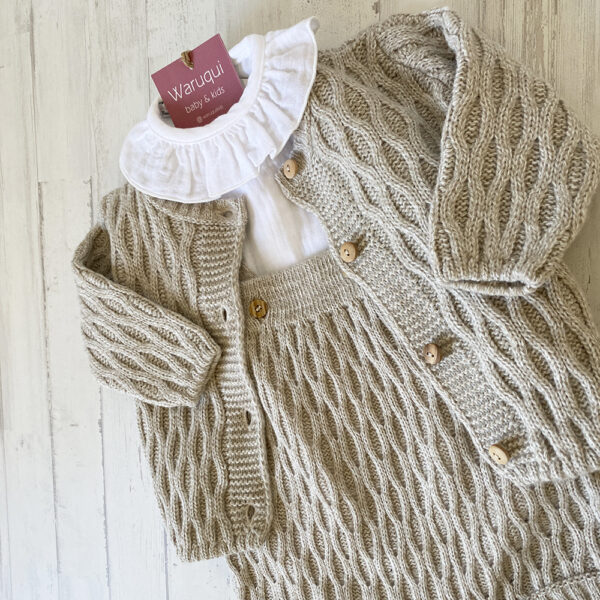Ranita de punto beige - Imagen 5